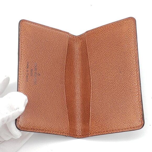 Authentic Louis Vuitton Monogram Canvas Pocket Organizer card wallet 65-121025 - Picture 6 of 10